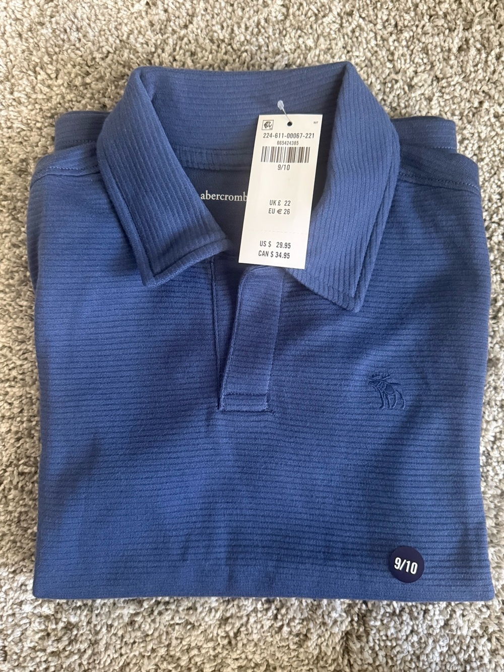 Abercrombie Kids- Icon Johnny Collar Polo
